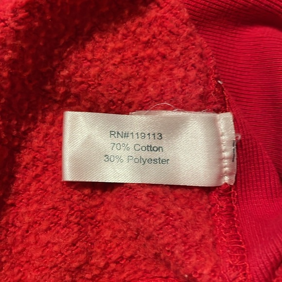 Cuffy’s CAPE COD Red Hoodie Size Medium - Picture 6 of 9
